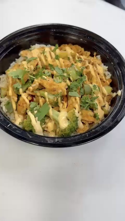 Chicken Power Stir Fry w/ Rice